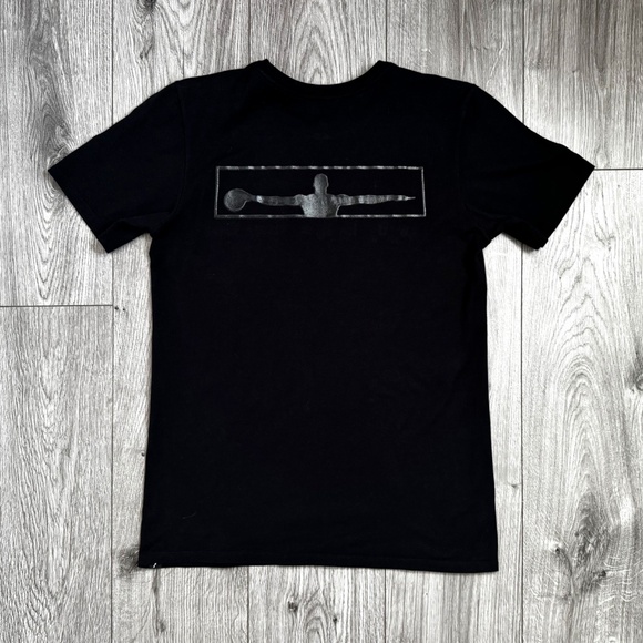 Air Jordan Wings T-Shirt Men's Size Small Black Vintage Cotton Basketball Jersey - Picture 2 of 12